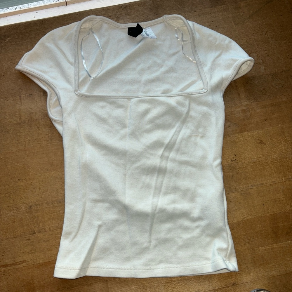 Square neck top